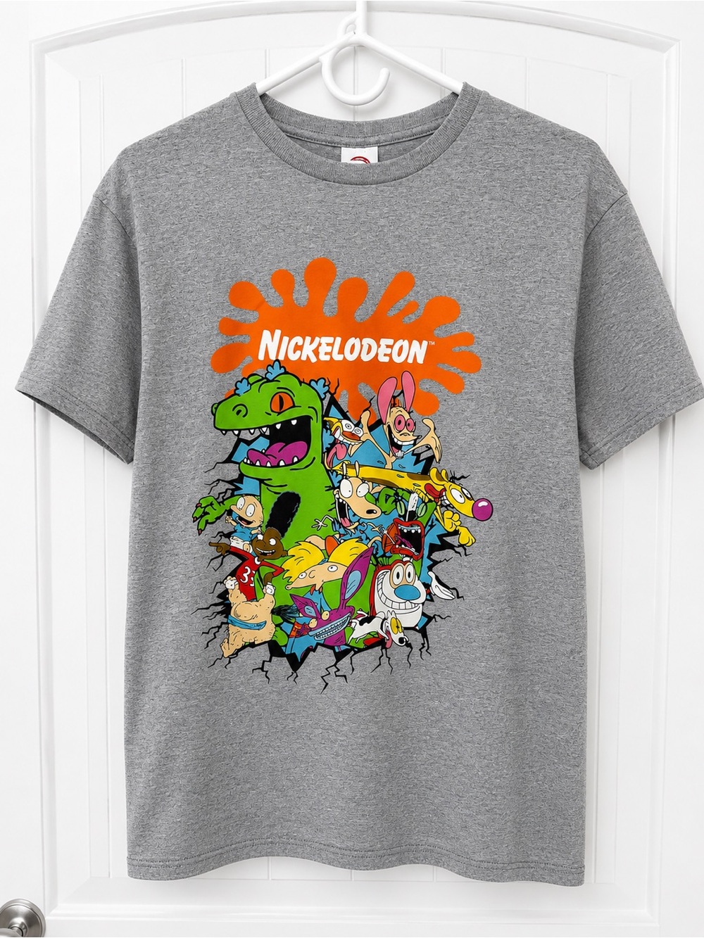 Nickelodeon Cartoon Characters Graphic Tee Men’s Medium